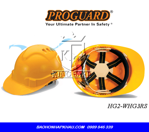 Nón mũ bảo hộ lao động Malaysia HG2-WHG3RS nhập khẩu chính hãng