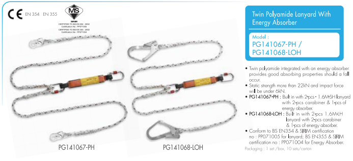 dây giảm sóc 2 móc lớn PG141068-LOH