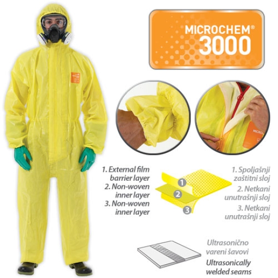 Quần áo chống hóa chất Microgard 3000