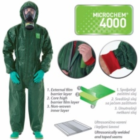 Bộ quần áo chống hóa chất Microgard Microchem 4000